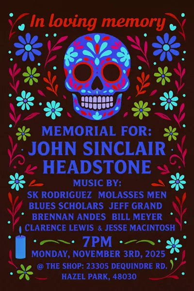 Image: Memorial for John Sinclair Headstone