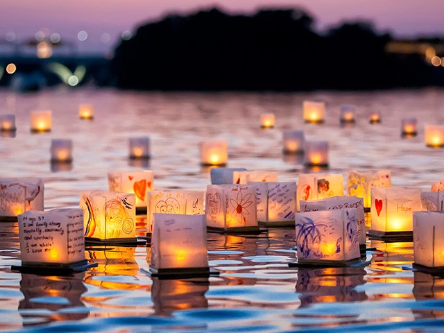 Messages of love and hope will illuminate Lake St. Clair at Water Lantern Festival