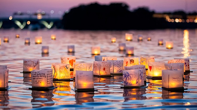 Messages of love and hope will illuminate Lake St. Clair at Water Lantern Festival
