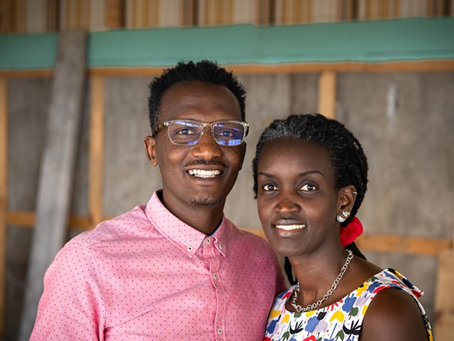 Mamba Hamissi and Nadia Nijimbere of Detroit's Baobab Fare.