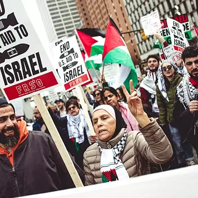 Image: Metro Detroiters join global day of action calling for ceasefire in Gaza