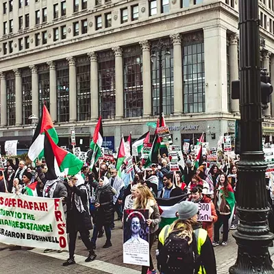 Image: Metro Detroiters join global day of action calling for ceasefire in Gaza