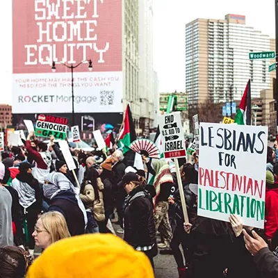 Image: Metro Detroiters join global day of action calling for ceasefire in Gaza