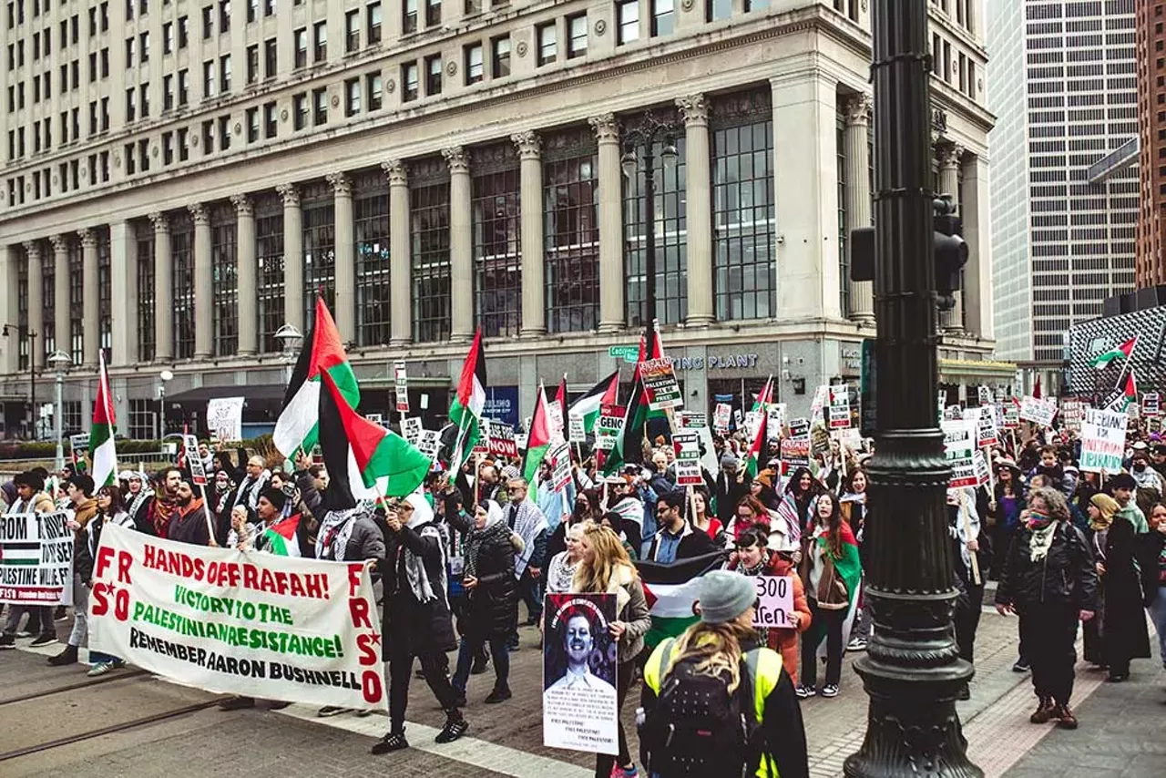 Image: Metro Detroiters join global day of action calling for ceasefire in Gaza