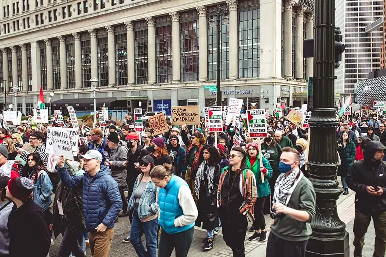 Image: Metro Detroiters join global day of action calling for ceasefire in Gaza