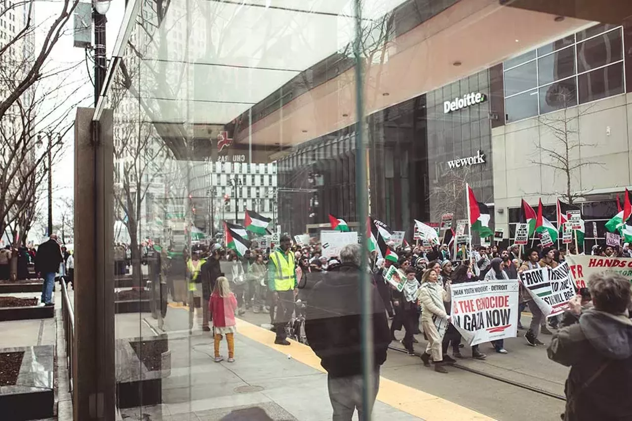 Image: Metro Detroiters join global day of action calling for ceasefire in Gaza