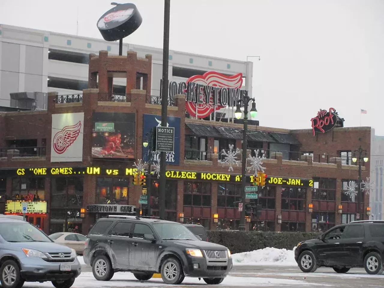 Best Bar Before a Red Wings Game Hockeytown Cafe 2301 Woodward Ave., Detroit; 313-471-3400; hockeytowncafe.com