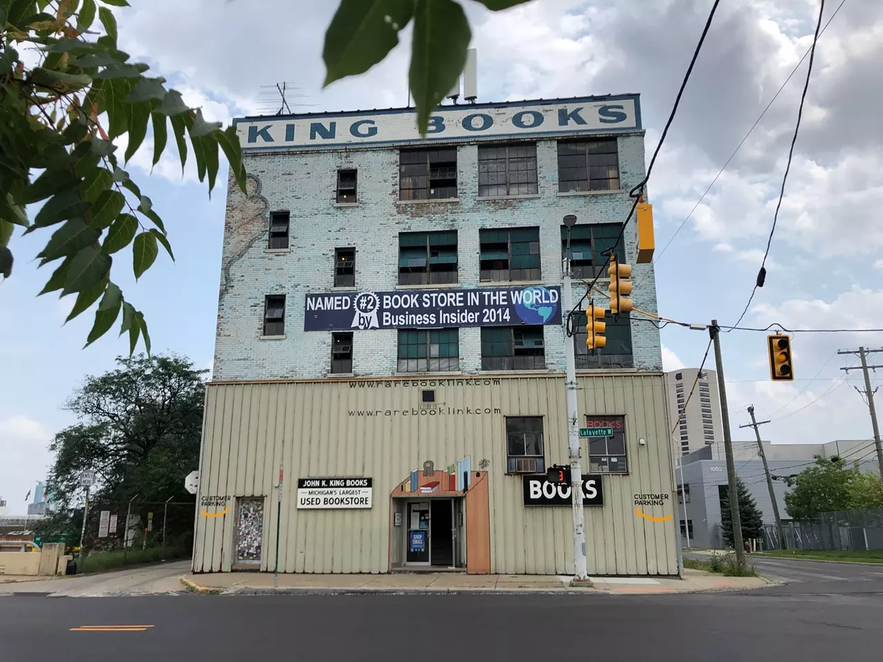 Best Bookstore (Detroit): John K. King Used & Rare Books 901 W. Lafayette Blvd., Detroit; 313-961-0622; johnkingbooksdetroit.com