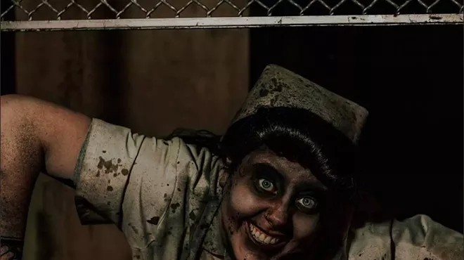 A creepy actor at Eloise Asylum.