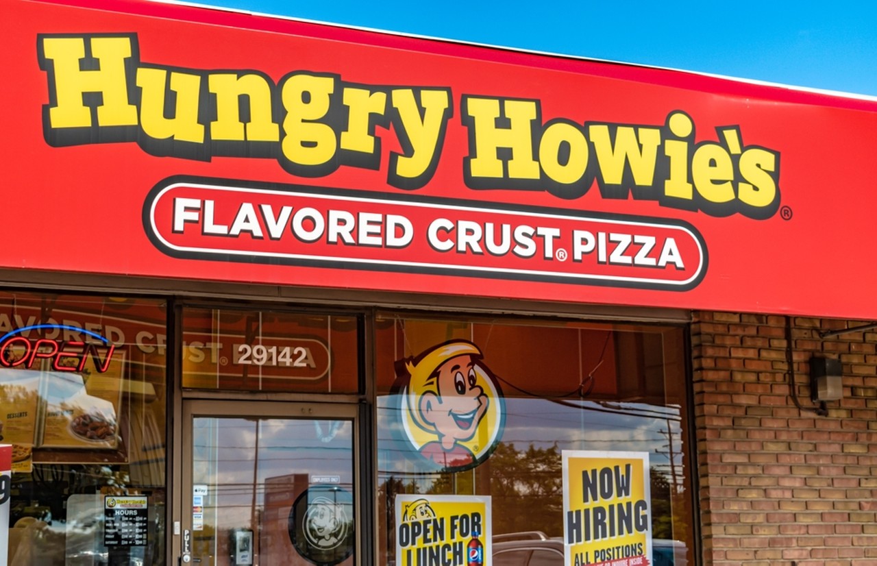 Hungry Howie’s Pizza
Multiple locations, hungryhowies.com
Now one of the biggest pizza chains in the U.S., the company was founded in 1973 in Taylor and is known as the “Home of the Flavored Crust Pizza.” Its HQ is now located in Madison Heights.