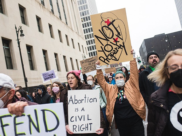 Detroiters march for abortion rights following news that ‘Roe v. Wade’ could soon be overturned.