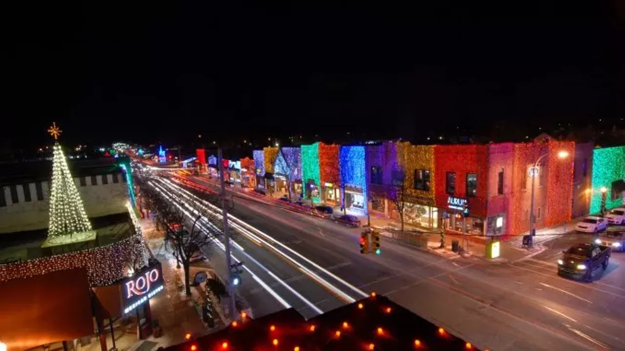 The Big Bright Light Show Main Street, Rochester The Big, Bright Light Show is exactly as the name implies. The storefronts of downtown Rochester are all decked out for the holidays. Find more information at oaklandcountymoms.com.