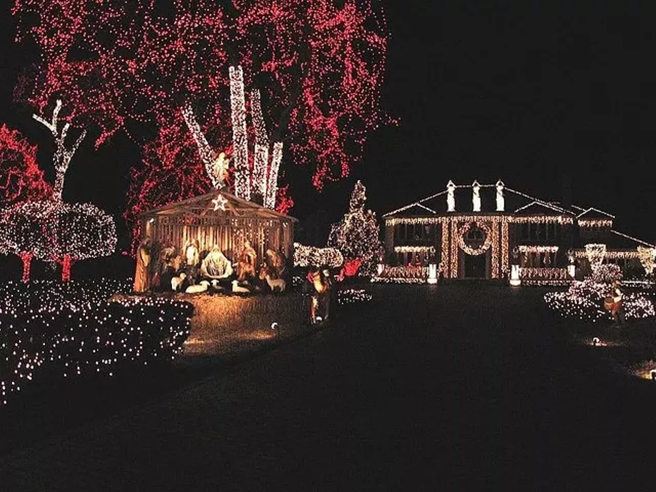 Lake Shore Drive Grosse Pointe On every other night of the year this is just like any other street — well, with gigantic mansions, but still — and during the holidays Jefferson Avenue between Fisher and Nine Mile Roads becomes a lighted spectacular.