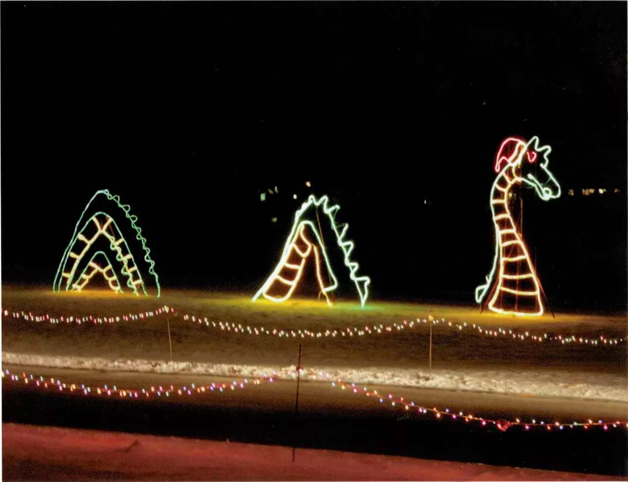 The Christmas Lite Show 4500 West River Dr. NE, Comstock Park This two-mile drive through animated light display is the largest in West Michigan. Walk, drive, or ride a train through the display — their website christmasliteshow.com has all the details.