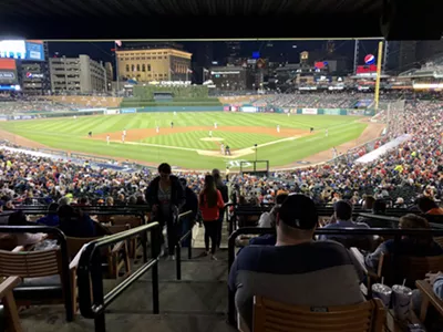 Comerica Park in Detroit.