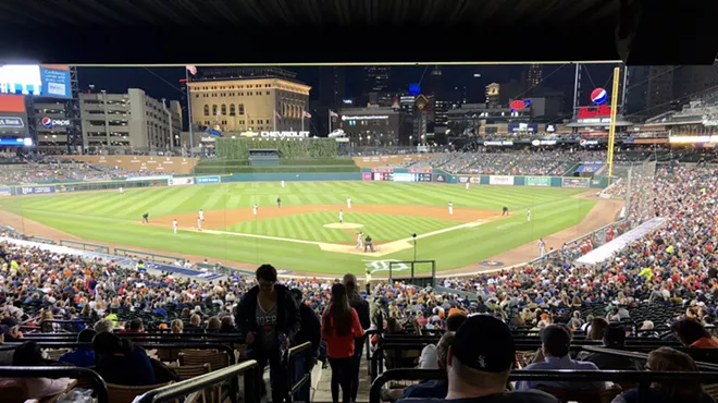 Comerica Park in Detroit.