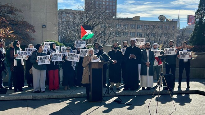 Muslims and Palestinian Christians from metro Detroit pledged to oust President Biden at the polls for refusing to call on a ceasefire in Gaza.