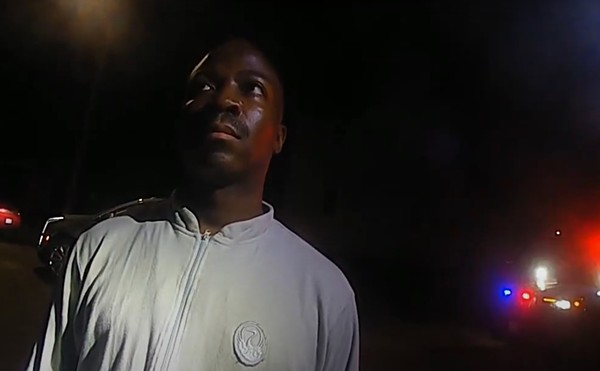 Body-worn police camera footage shows Dakarai Larriett before his field sobriety test.