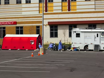 Emergency room at the John D. Dingell VA Medical Center in Detroit.