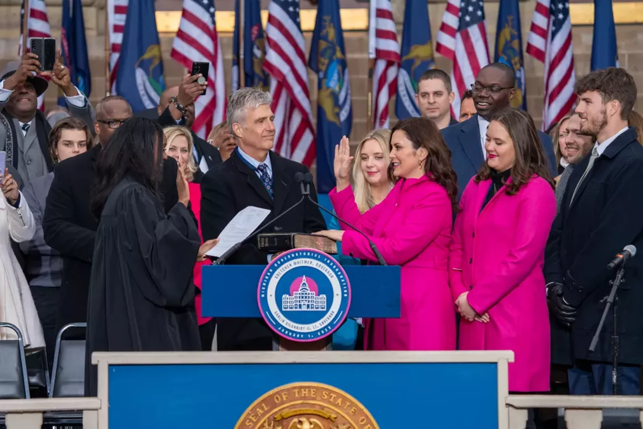 Image: Michigan’s Gov. Whitmer sworn in for second term following Democrats’ historic victory [PHOTOS]
