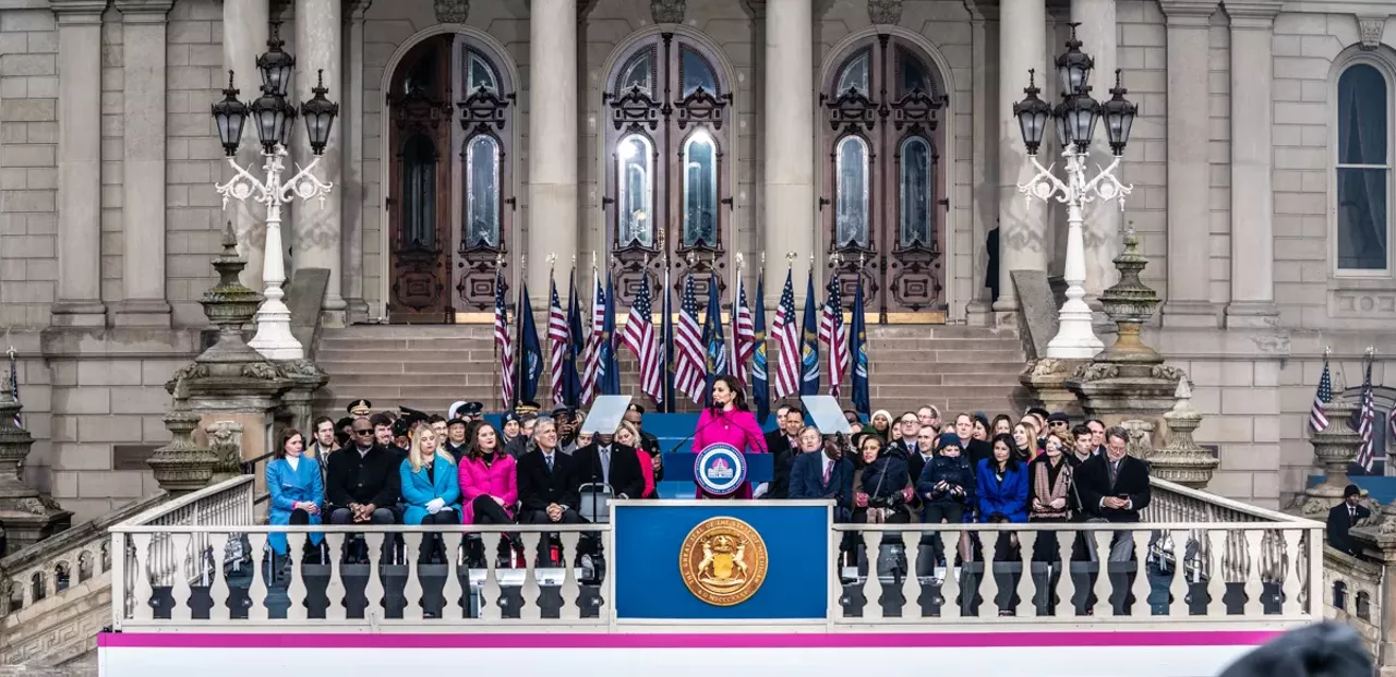 Image: Michigan’s Gov. Whitmer sworn in for second term following Democrats’ historic victory [PHOTOS]