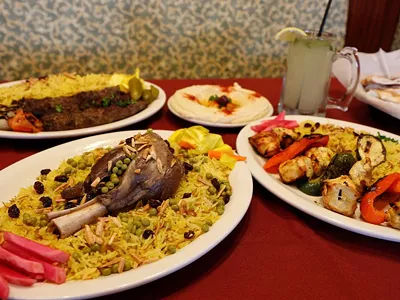 A wide variety of Middle Eastern fare crowds the menu at Ali Babe Shish Kabob.