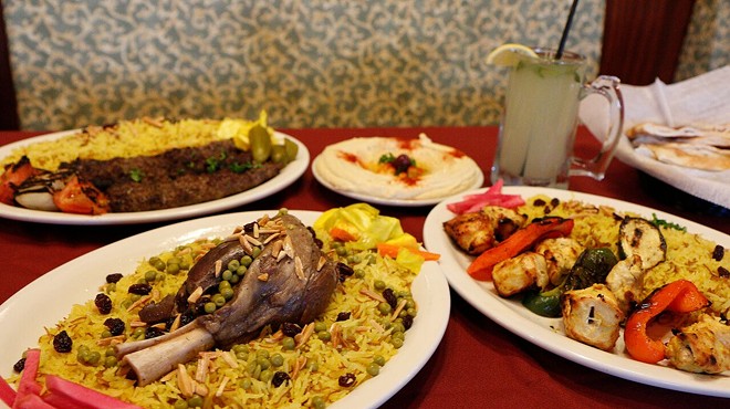 A wide variety of Middle Eastern fare crowds the menu at Ali Babe Shish Kabob.