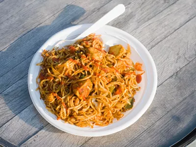 Hakka noodles.