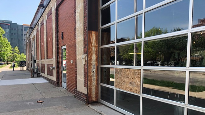 A MOCAD window was shattered, but luckily no art has been reported stolen so far.