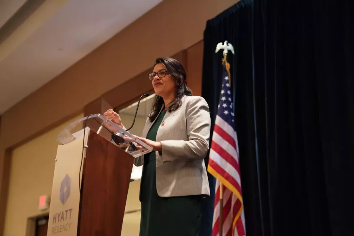 Image: U.S. Rep. Rashida Tlaib is the lone Palestinian American in Congress.