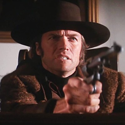 Joe Kidd (1972)Directed by John Sturges. Written by Elmore Leonard. Produced by Sidney Beckerman and Robert Daley.This film was actually not based on a previously published story by Leonard and was instead the first he wrote as a screenplay. It stars Clint Eastwood as an ex-bounty hunter hired by a wealthy landowner to track down Mexican revolutionary leader Luis Chama. While it earned mixed reviews from critics, it was one of the highest-grossing Westerns that year, pulling in $6.3 million.