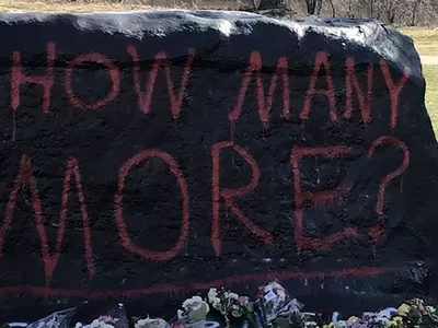 Image: MSU shooting: Déjà vu for two survivors of school gun violence