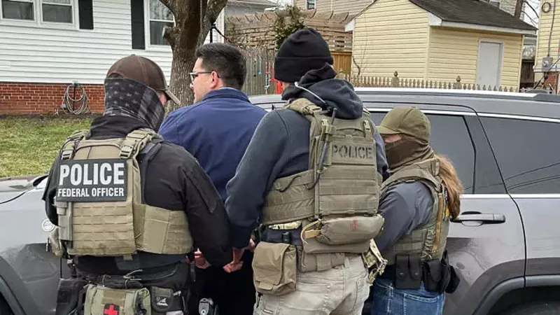 Masked federal agents are arresting thousands of undocumented immigrants, causing confusion and chaos.