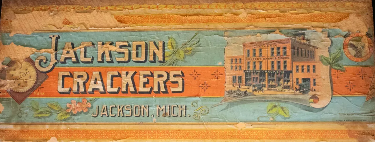 The Original Ritz Cracker "The Jackson Cracker Company is considered the creators of the earliest form of Nabisco’s Ritz Cracker. The disc-shaped, Jaxon Cracker was a light, aerated biscuit with an orange-amber cast and a scalloped edge. The company was bought out by the National Biscuit Company (Nabisco) in 1919. They introduced the Ritz cracker in 1934."