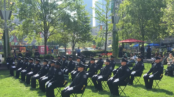 Ceremony for graduating Class 2021-H in Detroit.