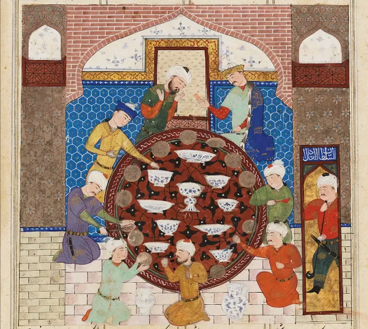 Image: The Art of Dining: Food Culture in the Islamic World, features over 200 works from the Middle East, Asia, and beyond.