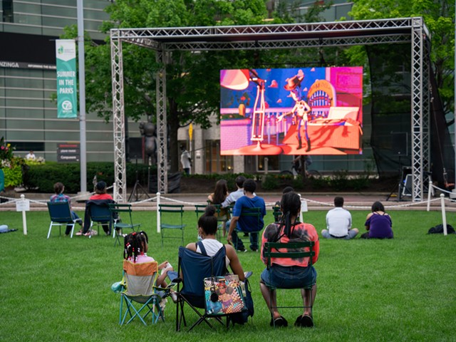 Movie Nights in the D has returned to Campus Martius Park