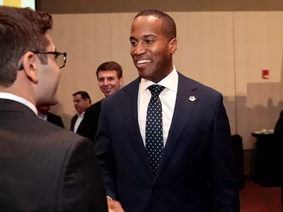 Senate candidate John James.