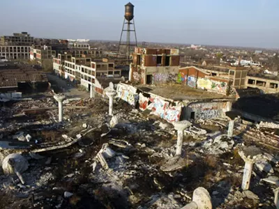 Packard Plant in Detroit.