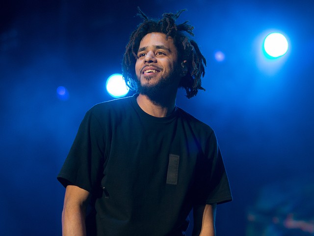 J.Cole is, uh, a bit behind.