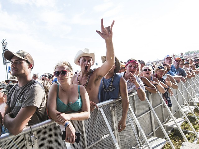 The Faster Horses country music festival in 2016.