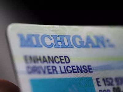 Michigan's driver's license.