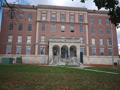 The Kay Beard Building is one of the remaining structures of the once-sprawling Eloise Psychiatric Hospital.