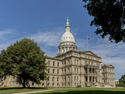 Michigan Capitol building in Lansing.