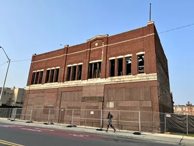 Demolition has been halted for at least a month at the former Chinatown building at 3143 Cass Ave. in Detroit.