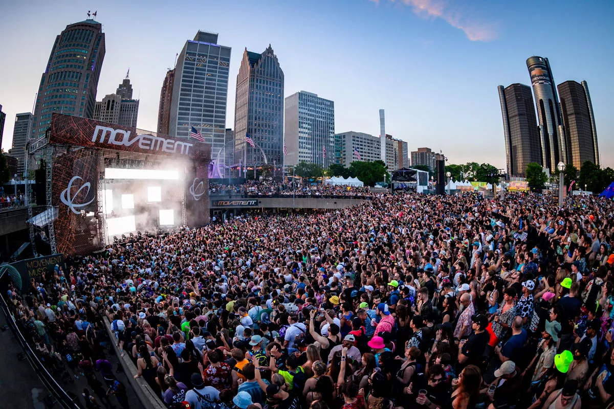 Image: The crowd at the 2024 Movement Music Festival.
