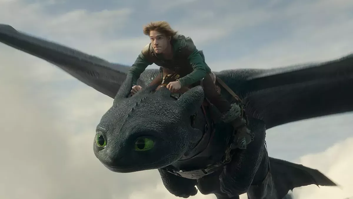Image: Mason Thames stars as Hiccup in the remake of How to Train Your Dragon.