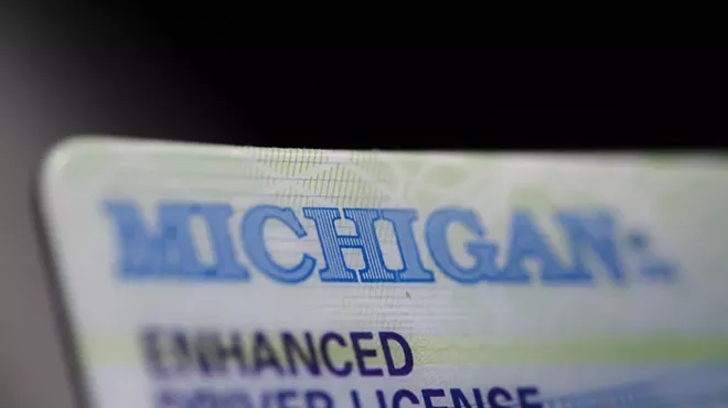 Michigan's driver's license.