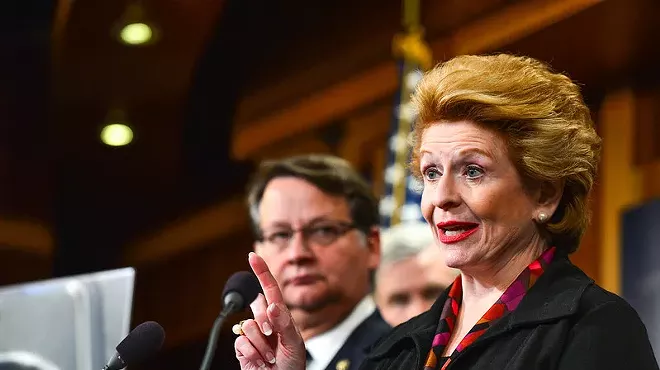 Michigan Senators Debbie Stabenow and Gary Peters in 2016.