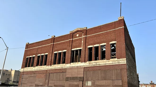 Demolition has been halted for at least a month at the former Chinatown building at 3143 Cass Ave. in Detroit.